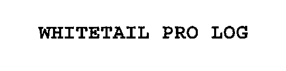 WHITETAIL PRO LOG