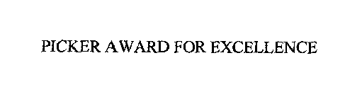 PICKER AWARD FOR EXCELLENCE