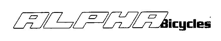 ALPHABICYCLES