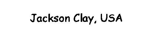 JACKSON CLAY, USA