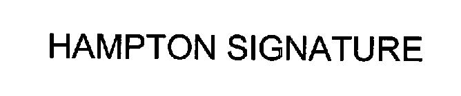 HAMPTON SIGNATURE