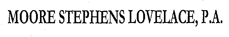 MOORE STEPHENS LOVELACE, P.A.