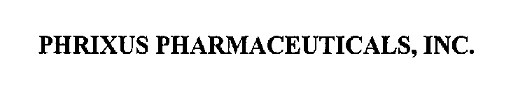 PHRIXUS PHARMACEUTICALS, INC.