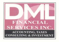 DML FINANCIAL SERVICES INC. ACCOUNTING, TAXES CONSULTING & INVESTMENT