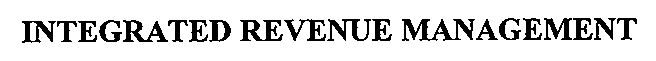INTEGRATED REVENUE MANAGEMENT