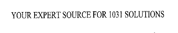 YOUR EXPERT SOURCE FOR 1031 SOLUTIONS