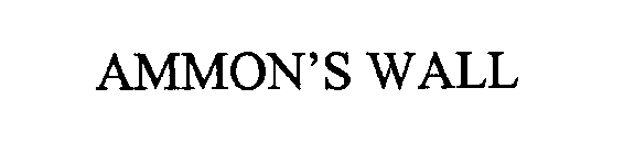 AMMON'S WALL