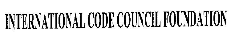 INTERNATIONAL CODE COUNCIL FOUNDATION