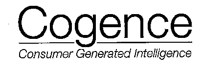 COGENCE CONSUMER GENERATED INTELLIGENCE