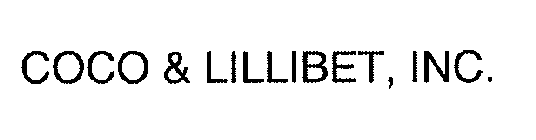 COCO & LILLIBET, INC.