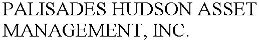 PALISADES HUDSON ASSET MANAGEMENT, INC.