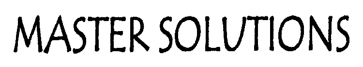 MASTER SOLUTIONS