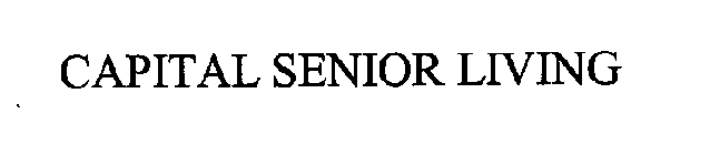 CAPITAL SENIOR LIVING