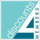 DISCOUNTS 4 MEMBERS