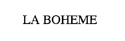 LA BOHEME