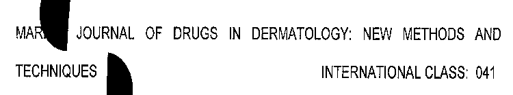 JOURNAL OF DRUGS IN DERMATOLOGY: NEW METHODS AND TECHNIQUES