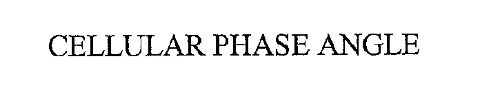 CELLULAR PHASE ANGLE