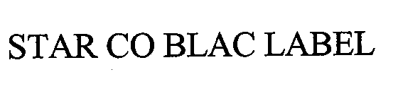 STAR CO BLAC LABEL