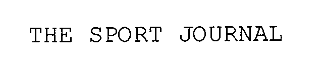 THE SPORT JOURNAL