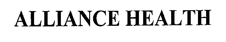 ALLIANCE HEALTH