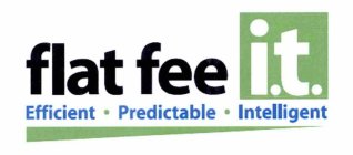 FLAT FEE I.T. EFFICIENT · PREDICTABLE · INTELLIGENT