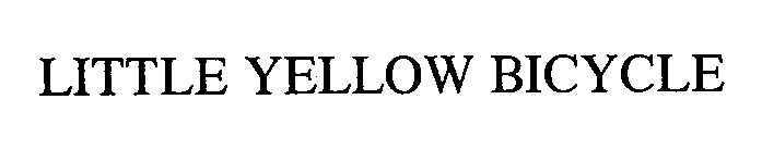 LITTLE YELLOW BICYCLE
