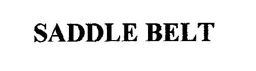 SADDLE BELT
