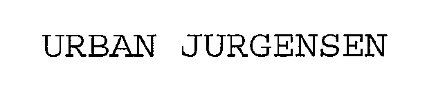 URBAN JURGENSEN