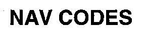 NAV CODES