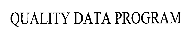 QUALITY DATA PROGRAM