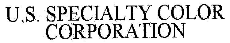 U.S. SPECIALTY COLOR CORPORATION