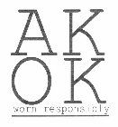 AK OK WORN RESPONSIBLY