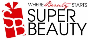 S B SUPER BEAUTY WHERE BEAUTY STARTS