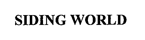 SIDING WORLD