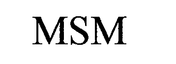 MSM