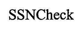 SSNCHECK