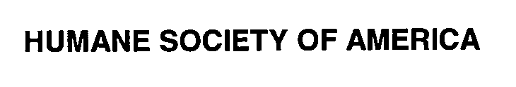 HUMANE SOCIETY OF AMERICA