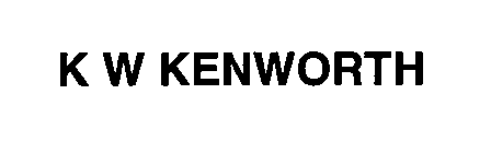 K W KENWORTH