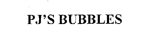 PJ'S BUBBLES