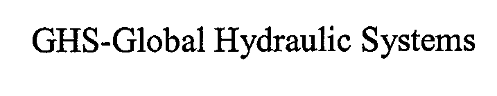 GHS-GLOBAL HYDRAULIC SYSTEMS