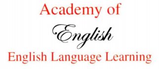 ACADEMY OF ENGLISH ENGLISH LANGUAGE LEARNING