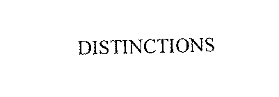 DISTINCTIONS