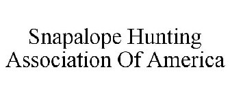 SNAPALOPE HUNTING ASSOCIATION OF AMERICA