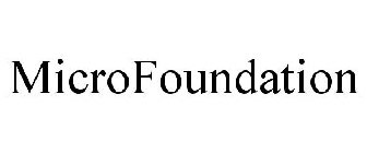 MICROFOUNDATION