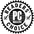 PC MAGAZINE READERS' CHOICE