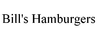 BILL'S HAMBURGERS