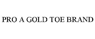 PRO A GOLD TOE BRAND