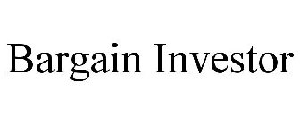BARGAIN INVESTOR