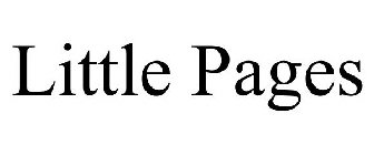 LITTLE PAGES