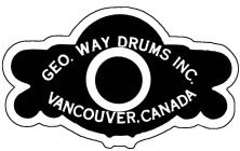 GEO. WAY DRUMS INC. VANCOUVER, CANADA